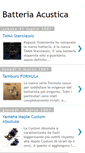 Mobile Screenshot of batteriaacustica.blogspot.com