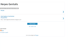 Tablet Screenshot of herpes-genitalis.blogspot.com