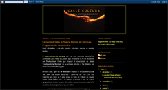 Desktop Screenshot of callecultura.blogspot.com