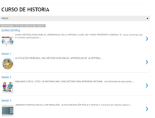 Tablet Screenshot of cursodehistoriasandra.blogspot.com