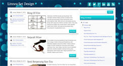 Desktop Screenshot of linneasetdesign.blogspot.com