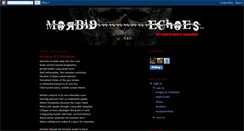 Desktop Screenshot of morbidechoes.blogspot.com