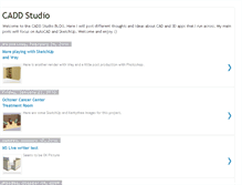 Tablet Screenshot of caddstudio.blogspot.com
