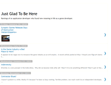 Tablet Screenshot of justgladtobehere.blogspot.com