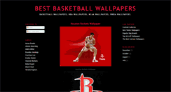 Desktop Screenshot of bestbasketballwallpapers.blogspot.com
