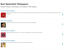 Tablet Screenshot of bestbasketballwallpapers.blogspot.com