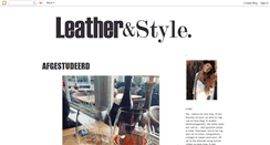 Desktop Screenshot of leatherandstyle.blogspot.com