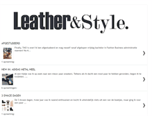 Tablet Screenshot of leatherandstyle.blogspot.com