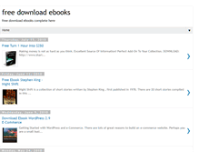 Tablet Screenshot of downloadebookcity.blogspot.com