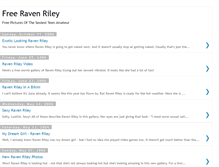 Tablet Screenshot of free-raven-riley.blogspot.com