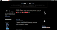 Desktop Screenshot of noticiasmetalicas.blogspot.com