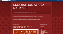 Desktop Screenshot of celebratingafrica.blogspot.com