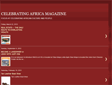 Tablet Screenshot of celebratingafrica.blogspot.com