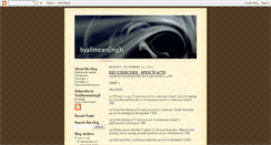 Desktop Screenshot of byallmeanings.blogspot.com