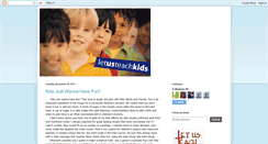 Desktop Screenshot of letusteachkids.blogspot.com