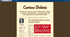 Desktop Screenshot of cariocaboemio.blogspot.com