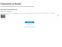 Tablet Screenshot of conociendo-al-mundo.blogspot.com