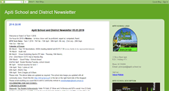 Desktop Screenshot of apitischoolnewsletter.blogspot.com