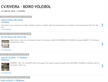 Tablet Screenshot of clubvoleibolriveira.blogspot.com
