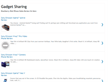 Tablet Screenshot of gadget-sharing.blogspot.com