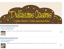 Tablet Screenshot of dulcesitoscaseros.blogspot.com