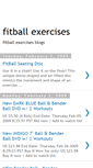 Mobile Screenshot of fitballexercises.blogspot.com