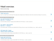 Tablet Screenshot of fitballexercises.blogspot.com