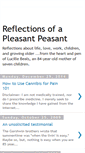 Mobile Screenshot of apleasantpeasant.blogspot.com