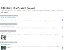 Tablet Screenshot of apleasantpeasant.blogspot.com