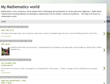 Tablet Screenshot of mathematicsissues.blogspot.com
