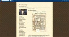 Desktop Screenshot of ecumenicity.blogspot.com