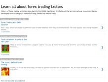 Tablet Screenshot of forex-trading-factors.blogspot.com