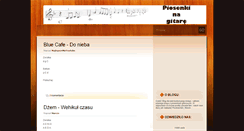 Desktop Screenshot of gitarowe-piosenki.blogspot.com