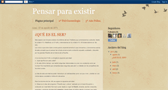 Desktop Screenshot of filosofiadeayeryhoy.blogspot.com