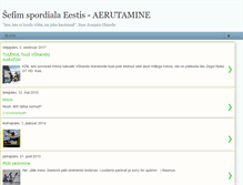 Tablet Screenshot of aerutaja.blogspot.com