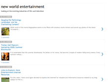 Tablet Screenshot of newworldentertainment.blogspot.com