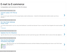 Tablet Screenshot of emailtoecommerce.blogspot.com