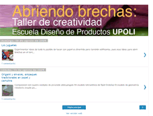 Tablet Screenshot of abriendobrechascreativas.blogspot.com