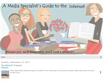Tablet Screenshot of mediaspecialistsguide.blogspot.com