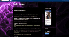 Desktop Screenshot of jared-truthcorner.blogspot.com