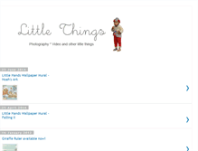 Tablet Screenshot of minilittlethings.blogspot.com