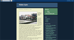 Desktop Screenshot of hiddenspain.blogspot.com