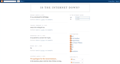 Desktop Screenshot of istheinternetdown.blogspot.com