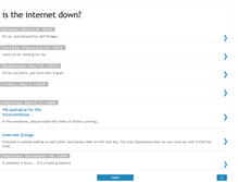 Tablet Screenshot of istheinternetdown.blogspot.com
