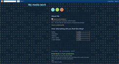 Desktop Screenshot of mymediawork.blogspot.com