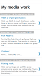 Mobile Screenshot of mymediawork.blogspot.com