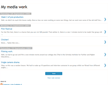 Tablet Screenshot of mymediawork.blogspot.com