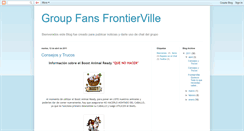 Desktop Screenshot of group-fansfrontierville.blogspot.com