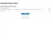 Tablet Screenshot of leonardo-direct.blogspot.com