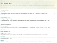 Tablet Screenshot of barefootnotpregnant.blogspot.com
